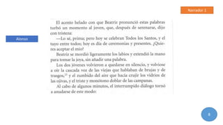 8
Narrador 1
Alonso
 