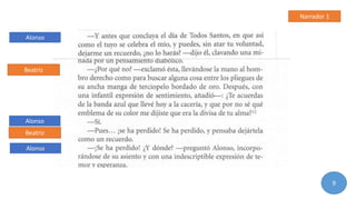 9
Alonso
Beatriz
Alonso
Beatriz
Alonso
Narrador 1
 