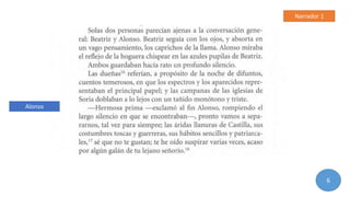 6
Narrador 1
Alonso
 