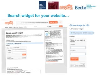 Search widget for your website… Click on image for URL 