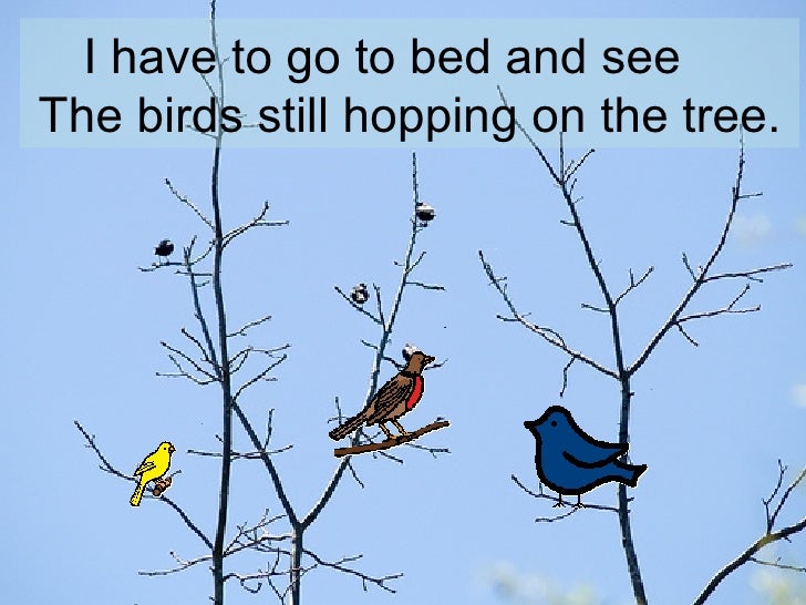 Bed In Summer Poem