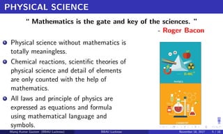 Correlation of Mathematics with other subject | PDF