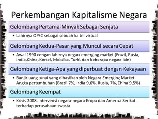 Perkembangan Kapitalisme Negara
