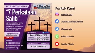 Kontak Kami
@sabda_ylsa
Yayasan Lembaga SABDA
@sabda_ylsa
0881-2979-100
SABDA Alkitab
 