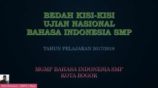 Dedi Husnaeni – SMPN 1 Bogor
 