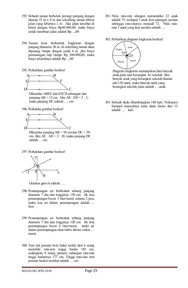 Kunci Jawaban Buku Matematika Kelas 9 Halaman 293 Guru Galeri