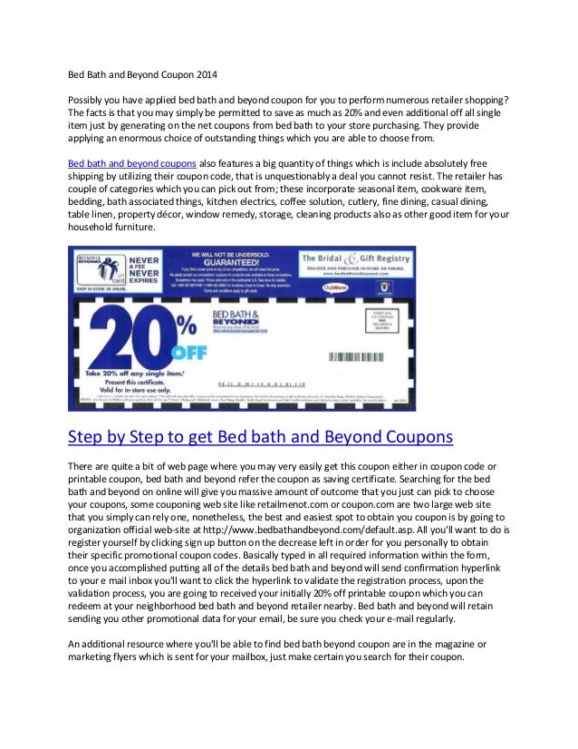 Bed Bath And Beyond Coupons 2014 Bed Bath And Beyond Coupons 2014