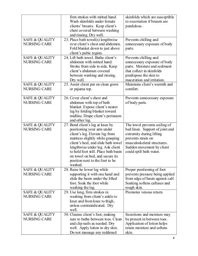 Bed and bath shampoo