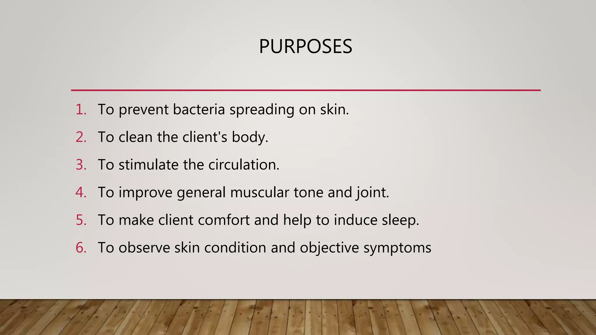 Bed bath procedure PPT