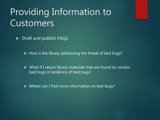 Ncompass Live Bed Bugs In The Library Pptx