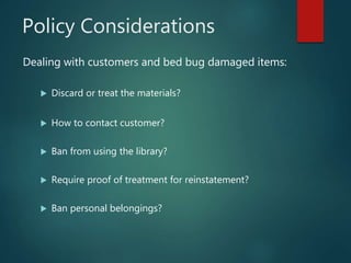 Ncompass Live Bed Bugs In The Library Pptx