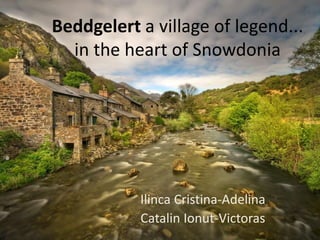 Beddgelert a village of legend...
in the heart of Snowdonia
Ilinca Cristina-Adelina
Catalin Ionut-Victoras
 