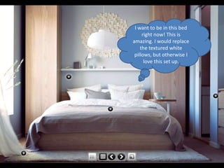 I want to be in this bed
     right now! This is
amazing. I would replace
    the textured white
 pillows, but otherwise I
      love this set up.
 