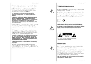 RESTEK MINI AMP 
Die Berücksichtigung dieser Standards gewährleistet mit einer 
angemessenen Wahrscheinlichkeit sowohl einen Schutz der 
Umgebung, als auch eine entsprechende Störfestigkeit des 
Gerätes. Eine absolute Garantie, dass keine unerlaubte 
elektromagnetische Beeinträchtigung während des Geräte-betriebes 
Seite 5 von 14 
entsteht, ist jedoch nicht gegeben. 
Um die Wahrscheinlichkeit solcher Beeinträchtigungen 
weitgehend auszuschließen, sind weitere Maßnahmen zu 
beachten. 
Es sollten nur abgeschirmte Kabel für alle Audiowege benutzt 
werden. Auf eine einwandfreie, großflächige, korrosions-beständige 
Verbindung der Abschirmung zum entsprechenden 
Steckergehäuse ist zu achten. Eine nur an einem Ende 
angeschlossene Kabelabschirmung kann als Empfangs- oder 
Sendeantenne wirken. 
Es dürfen im System und in der Umgebung, in denen das Gerät 
eingesetzt wird, nur Komponenten verwendet werden, die 
ihrerseits die Anforderungen der oben erwähnten Standards 
erfüllen. 
Die Bildung von Stromschleifen ist zu vermeiden oder deren 
unerwünschte Auswirkung zu vermindern, indem deren Fläche 
möglichst klein gehalten und den darin fließenden Strom durch 
einfügen z.B. einer Gleichtaktdrossel reduziert wird. 
Es muß ein Erdungskonzept des Systems vorgesehen werden, 
das sowohl die Sicherheitsanforderungen, als auch die EMV 
Belange berücksichtigt. Bei der Entscheidung zwischen stern-oder 
flächenförmiger bzw. kombinierter Erdung sind Vor- und 
Nachteile gegeneinander abzuwägen. 
Eine sternförmige Erdung ist bei HiFi Anlagen normalerweise 
zweckmäßig. 
Bei bereits vorhandenen Brummschleifen zwischen ange-schlossenen 
Geräten kann es sinnvoll sein, zur Trennung von 
unerwünschten Masse- oder Erdverbindungen, Symmetrier- oder 
Differenzverstärker einzusetzen. 
RESTEK MINI AMP 
Seite 6 von 14 
Versorgungsspannung 
Der Endstufe MINI AMP ist intern werksseitig auf 115V oder 230V 
mit 50 Hz bis 60 Hz eingestellt. 
Die Einstellung ist auf der Rückseite in der Nähe der Netzbuchse 
zu erkennen. Vor der Inbetriebnahme ist auf die richtige örtliche 
Versorgungsspannung zu achten und ist nur dann mit der Netz-steckdose 
verbinden, wenn diese Angaben übereinstimmen. 
Diese Einstellung kann vom Benutzer nicht verändert werden. 
Es befinden sich keine Teile im Innern, die vom Benutzer gewartet 
werden müssen. Das Gehäuse darf nicht geöffnet werden. 
Auspacken 
Beim Auspacken auf Vollständigkeit und Unversehrtheit achten 
und sämtliches Verpackungszubehör entfernen. 
Bei einem Transportschaden sofort die Spedition und den Händler 
oder RESTEK informieren. Das Verpackungsmaterial und die 
Kartonage gut aufheben. Der spätere Versand des Gerätes in 
nicht geeigneter Verpackung könnte zu Schäden führen, die nicht 
im Rahmen der Gewährleistung abgedeckt wären. 
Nach dem Auspacken das Gerät mindestens eine Stunde an die 
Raumtemperatur anpassen lassen. 
 