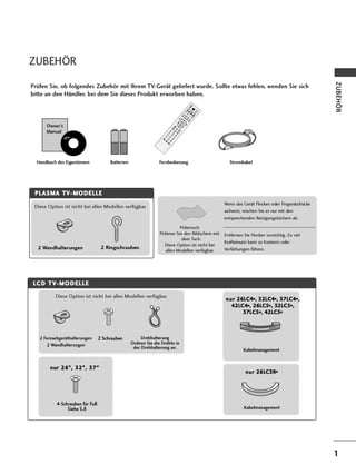 Bedienungsnaleitung LG 32CL42