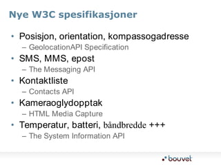  Online APIGmailEksempel på offline web application