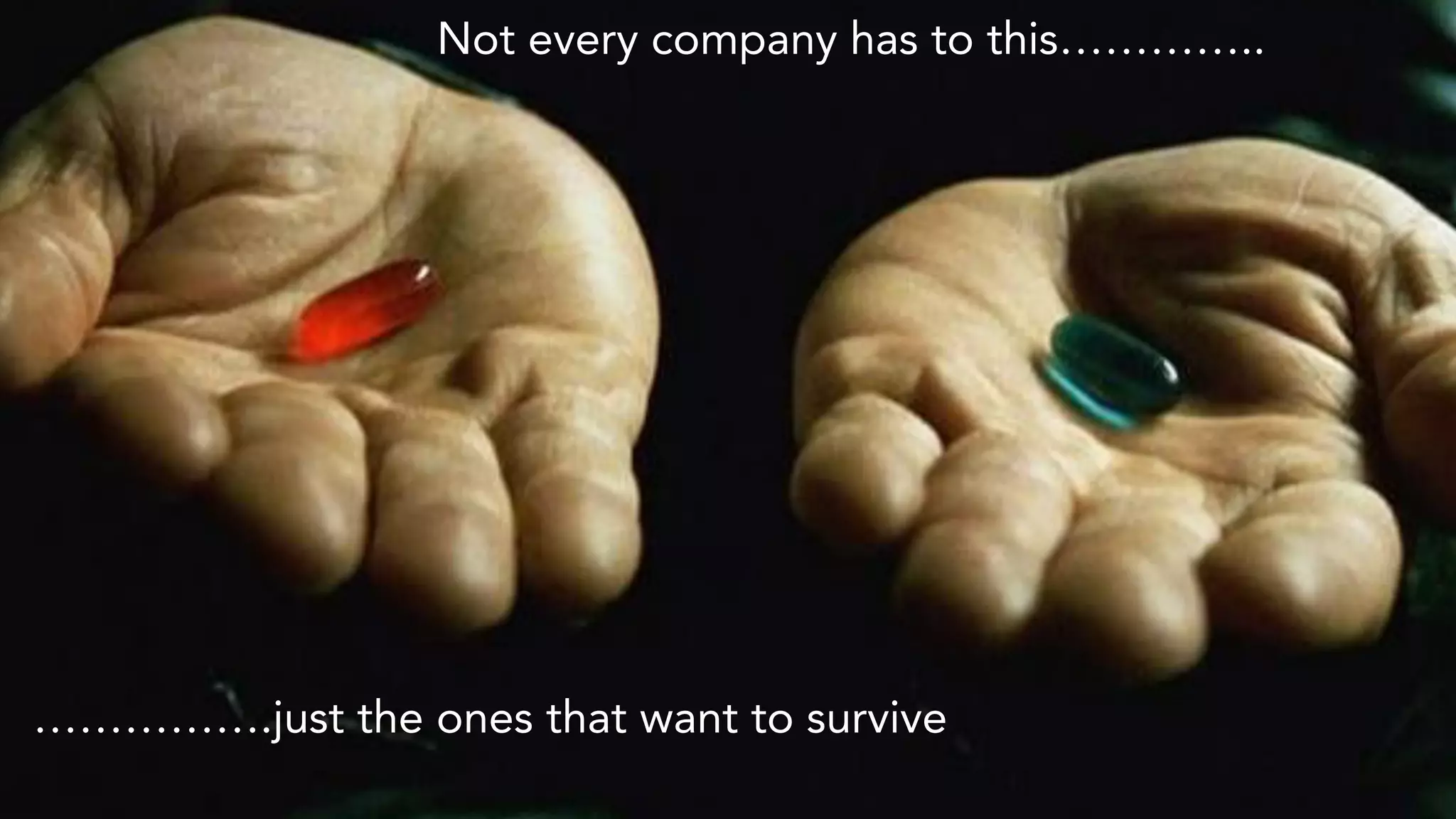 …………….just the ones that want to survive
Not every company has to this…………..
 