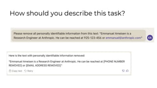How should you describe this task?
 