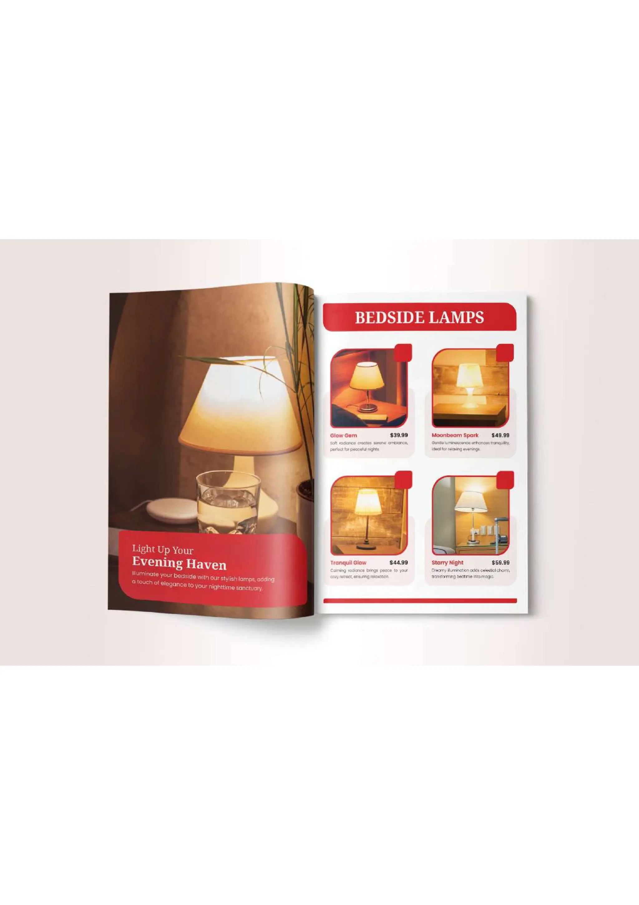 Bedroom Product Catalog Brochure designs PDF