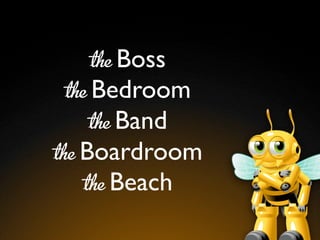 Bedroom To Boardroom