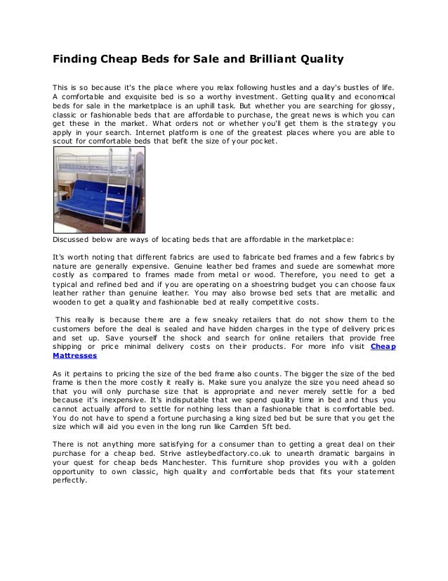 Bedroom Furniture Manchester