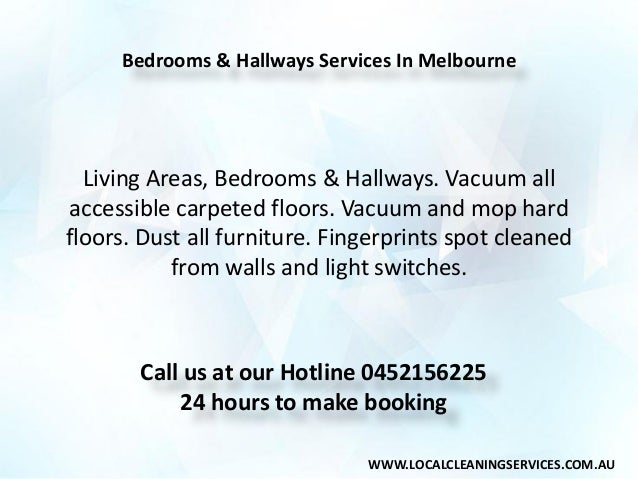 Bedrooms Hallways Services In Melbourne