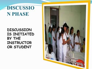 DISCUSSIO
N PHASE
DISCUSSION
IS INITIATED
BY THE
INSTRUCTOR
OR STUDENT
