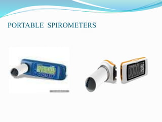 PORTABLE SPIROMETERS
 