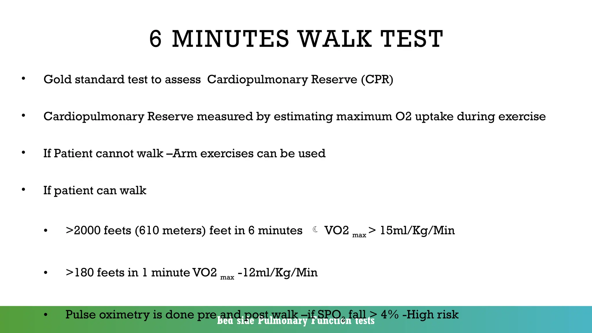 Bedside Pulmonary Function Tests ,Lung Funtion Test.pptx