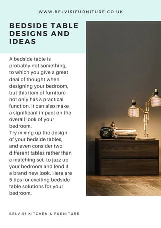 Contemporary Bedside Tables | PDF