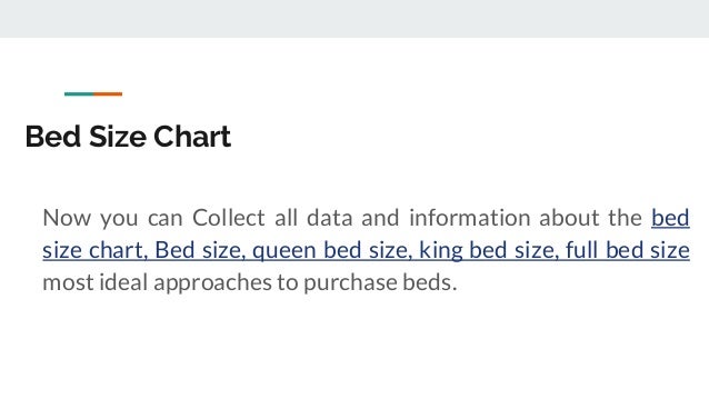 All Bed Sizes Chart