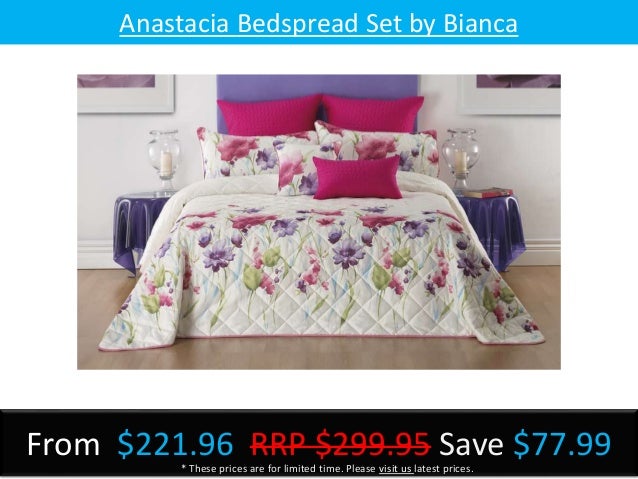 Bianca Chelsea Cream Bedspread Set in All Sizes