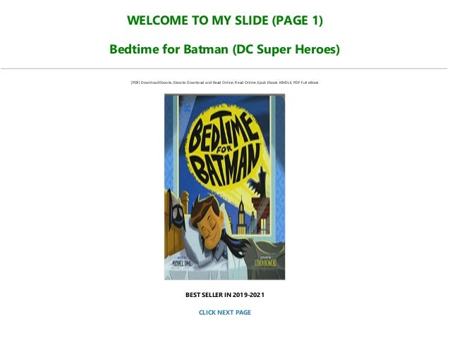 Free Download Bedtime For Batman Dc Super Heroes Full Online