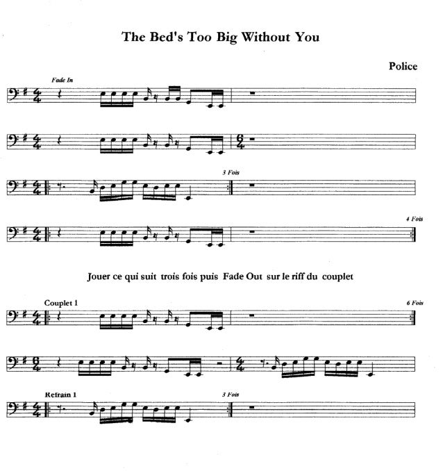 Bed too big without you police