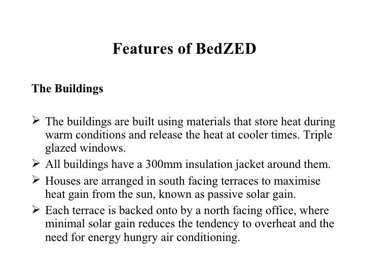BedZED