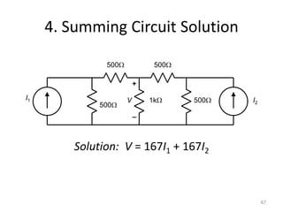 • Calculus the node voltage in the circuit shown
in Fig. 3.3(a)
71
 
