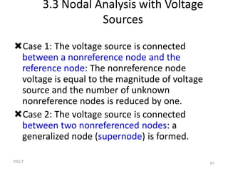85
Find the node voltages in the circuit below.
 