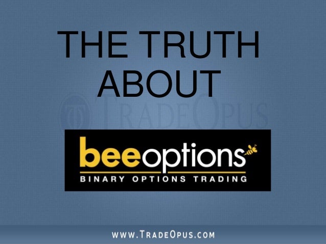 Truth about binary options trading