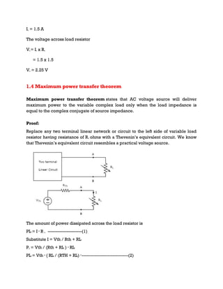 MODULE 1: DC CIRCUITS : ELECTRICAL CIRCUIT ELEMENTS (R, L AND C ...