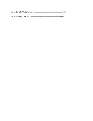 MODULE 1: DC CIRCUITS : ELECTRICAL CIRCUIT ELEMENTS (R, L AND C ...