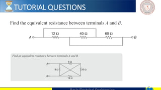 24
Short Circuit
TUTORIAL QUESTIONS
 