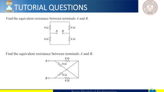 26
Short Circuit
TUTORIAL QUESTIONS
 