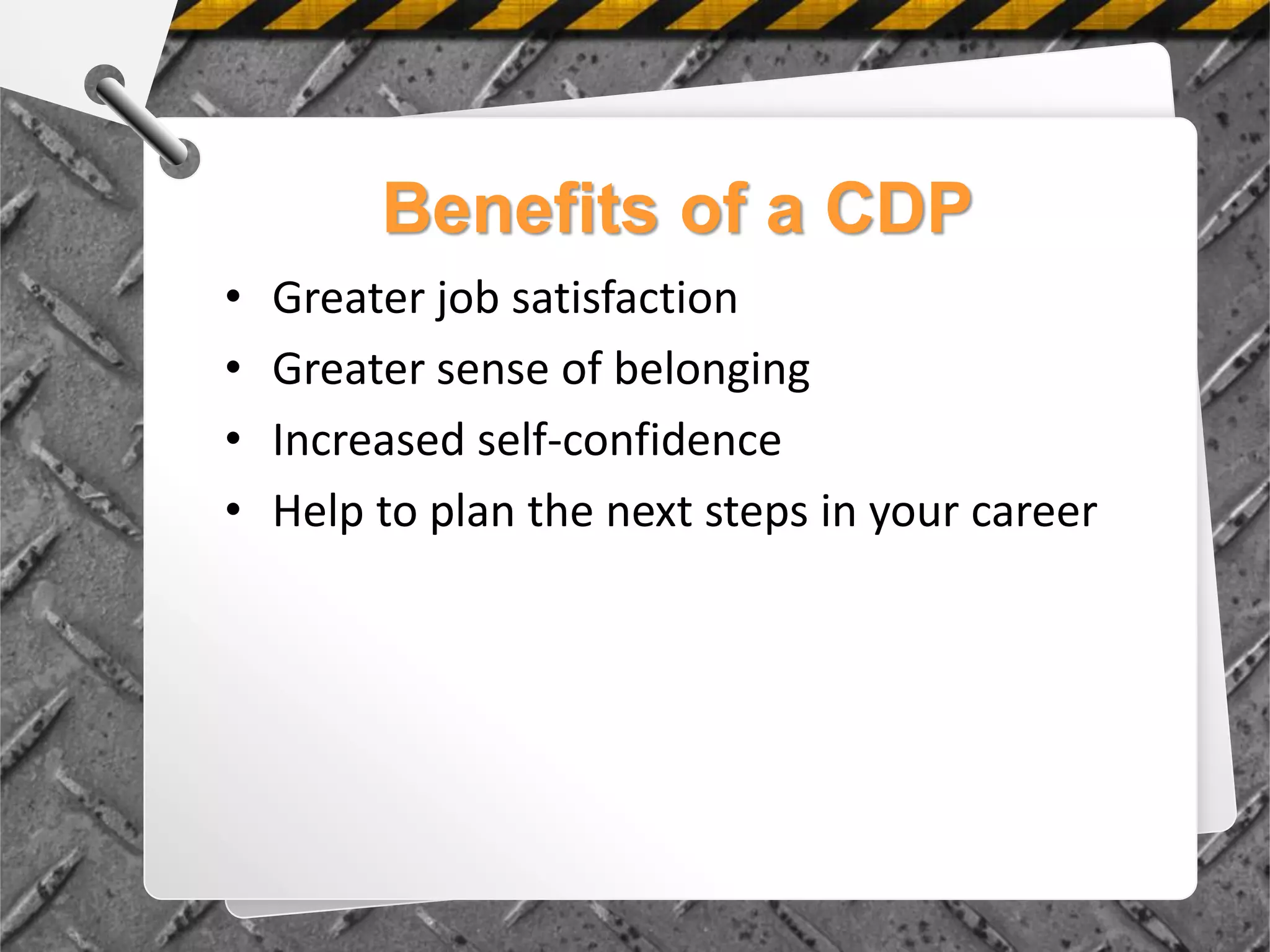 CDP PPT - Presentation Sample | PDF
