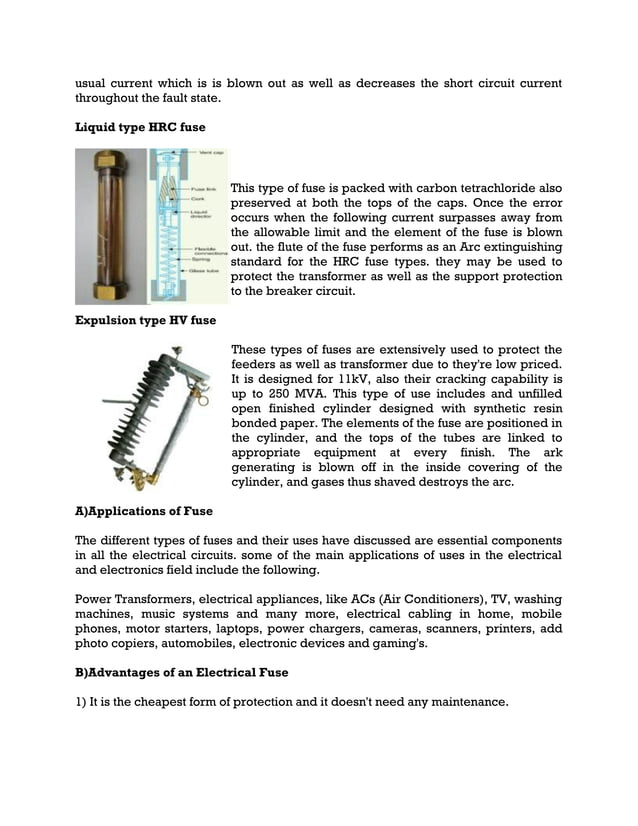 MODULE 6 ELECTRICAL INSTALLATIONS COMPONENTS OF LT SWITCHGEAR SWITCH 