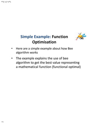 Bee algorithm | PDF