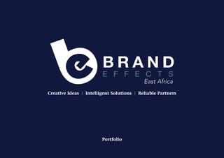 Creative Ideas I Intelligent Solutions I Reliable Partners
Portfolio
 