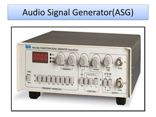 Audio Signal Generator(ASG)
 