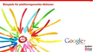 Beispiele für plattformgerechte Aktionen

 