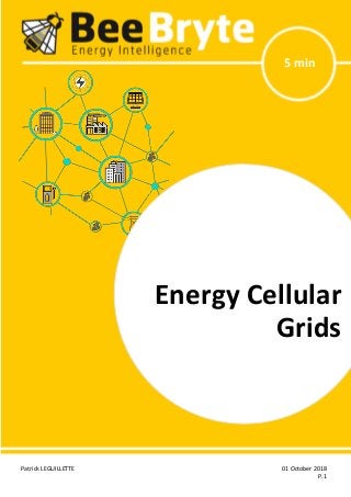 Patrick LEGUILLETTE 01 October 2018
P.1
Energy Cellular Grids
5 min
Energy Cellular
Grids
 