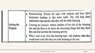 p r e s e n t a t i o n t i t l e 2 0 X X
 